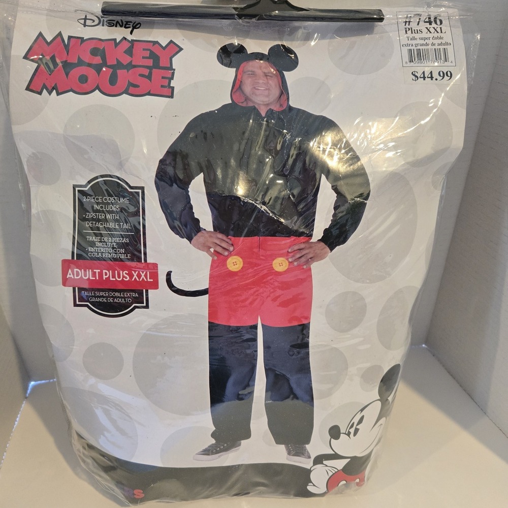 Disney Mickey Mouse Adult Plus XXL Costume - Black and Red

Bought and wore once